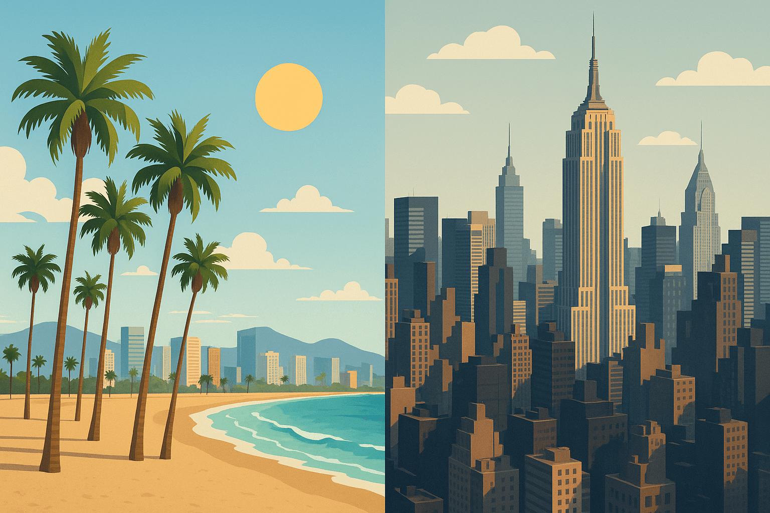 Moving from Los Angeles to New York: The Real Cost of Trading Sunshine for Skyscrapers
