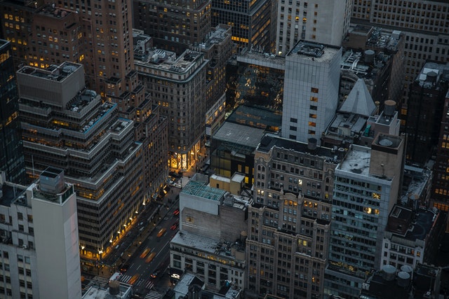 New York City aerial view